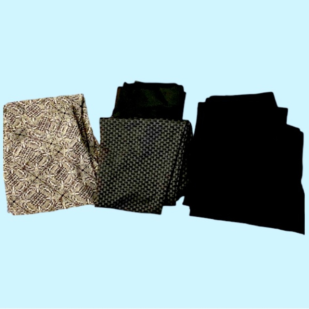 3 PAIRS OF LEGGINGS size medium one size